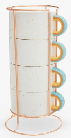 Stacking Mugs with Stand