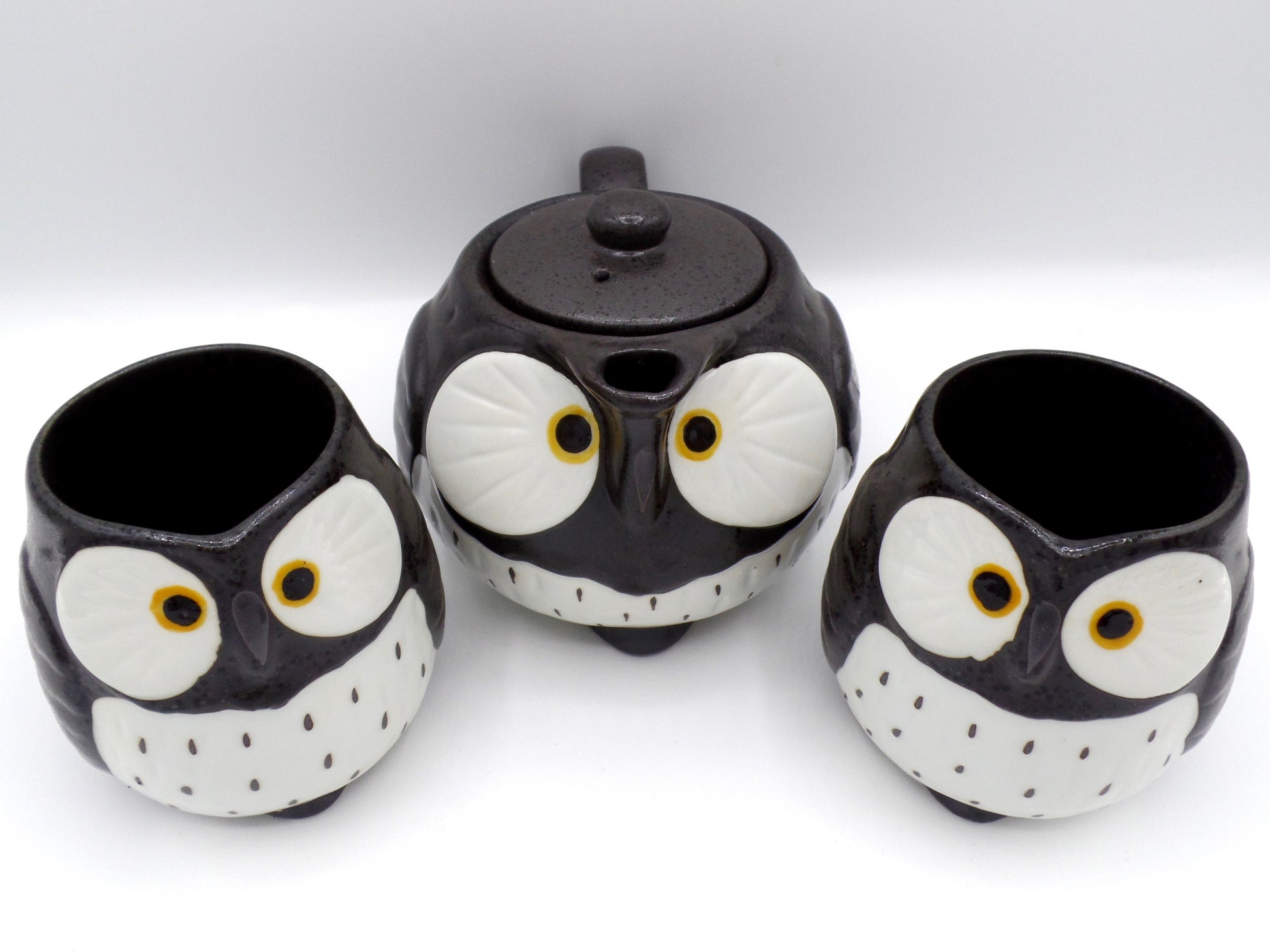 Owl Tea Set black