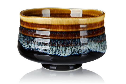 Patterned Matcha Bowl