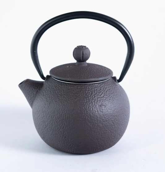 Brown Cast Iron Tea Pot