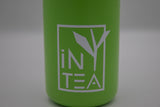 iN-TEA sticker on bottle